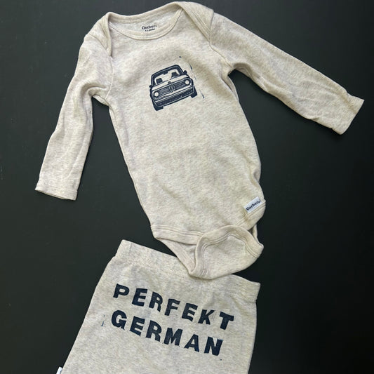 Newborn onesie set PERFEKT GERMAN 2002
